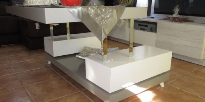 Mesa centro elevable