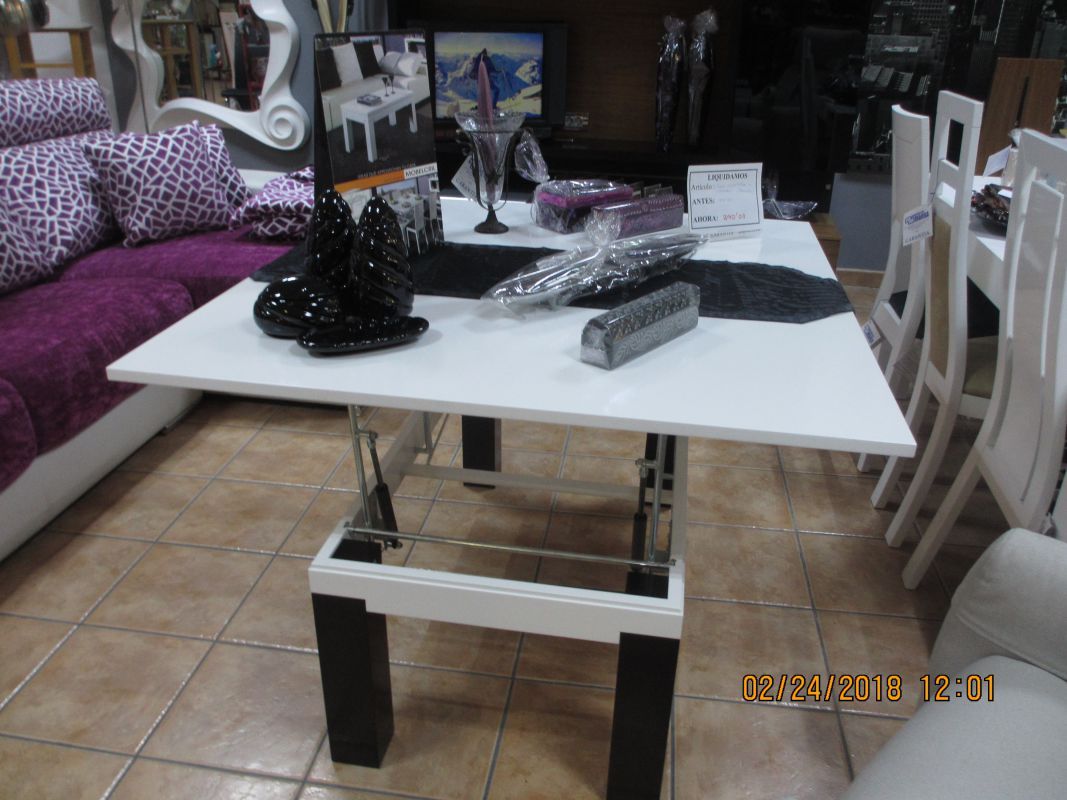 Mesa centro 4 posiciones